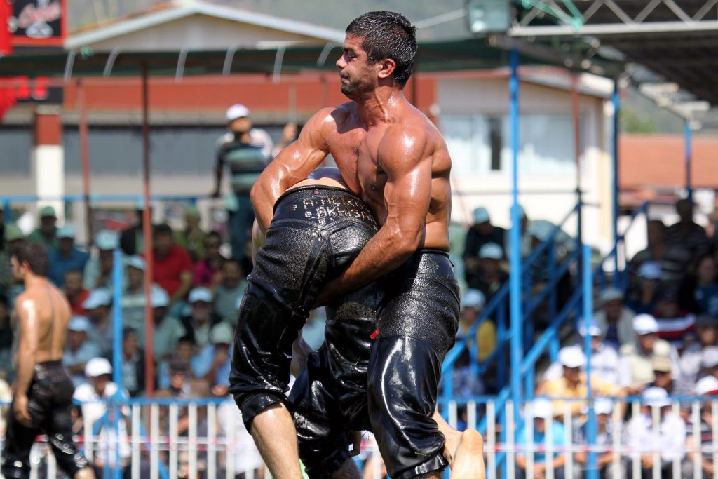 Black Oil Wrestling