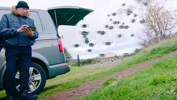 Боевые роботы: рой автономных дронов