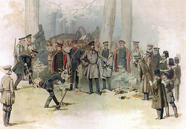 Охота Александра II в Беловежской пуще